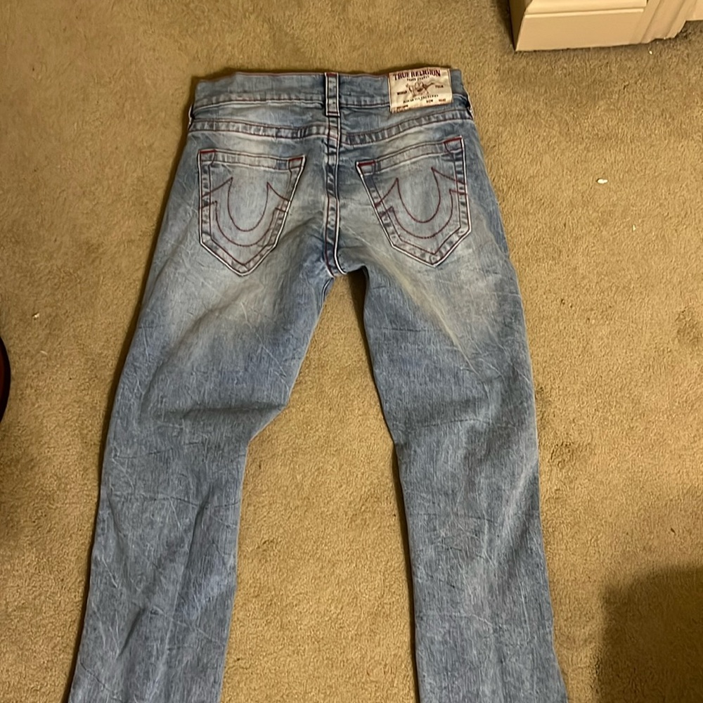 True Religion Brand Jeans Relaxed Straight Ricky Style